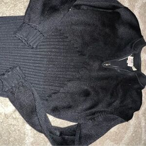 Fia Italia size L Vintage Black Knit Sweater